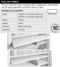 Pull Out Shelf Range And Specifications